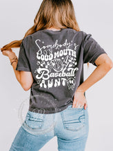 Load image into Gallery viewer, Loud Mouth Baseball Mom/Aunt Tee