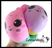 Load image into Gallery viewer, Curious Minds Toys - 1 Bunny Ice Cream Cone - Soft Creamy Doh Filled Squeeze Stre