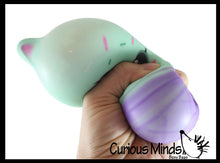 Load image into Gallery viewer, Curious Minds Toys - 1 Bunny Ice Cream Cone - Soft Creamy Doh Filled Squeeze Stre