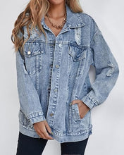 Load image into Gallery viewer, Deluxe Dance Mom Jean Jacket Blinged Out