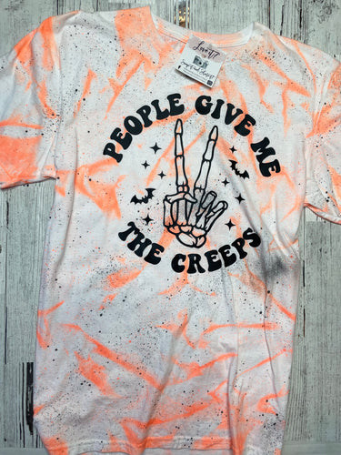 People Give me the Creeps Distressed Tee