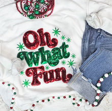 Load image into Gallery viewer, Oh What Fun Sequin