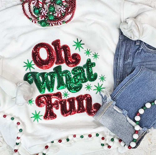 Oh What Fun Sequin