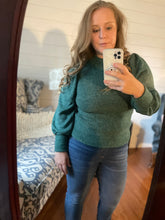 Load image into Gallery viewer, COZY PUFF SLEEVE MOCKNECK SWEATER