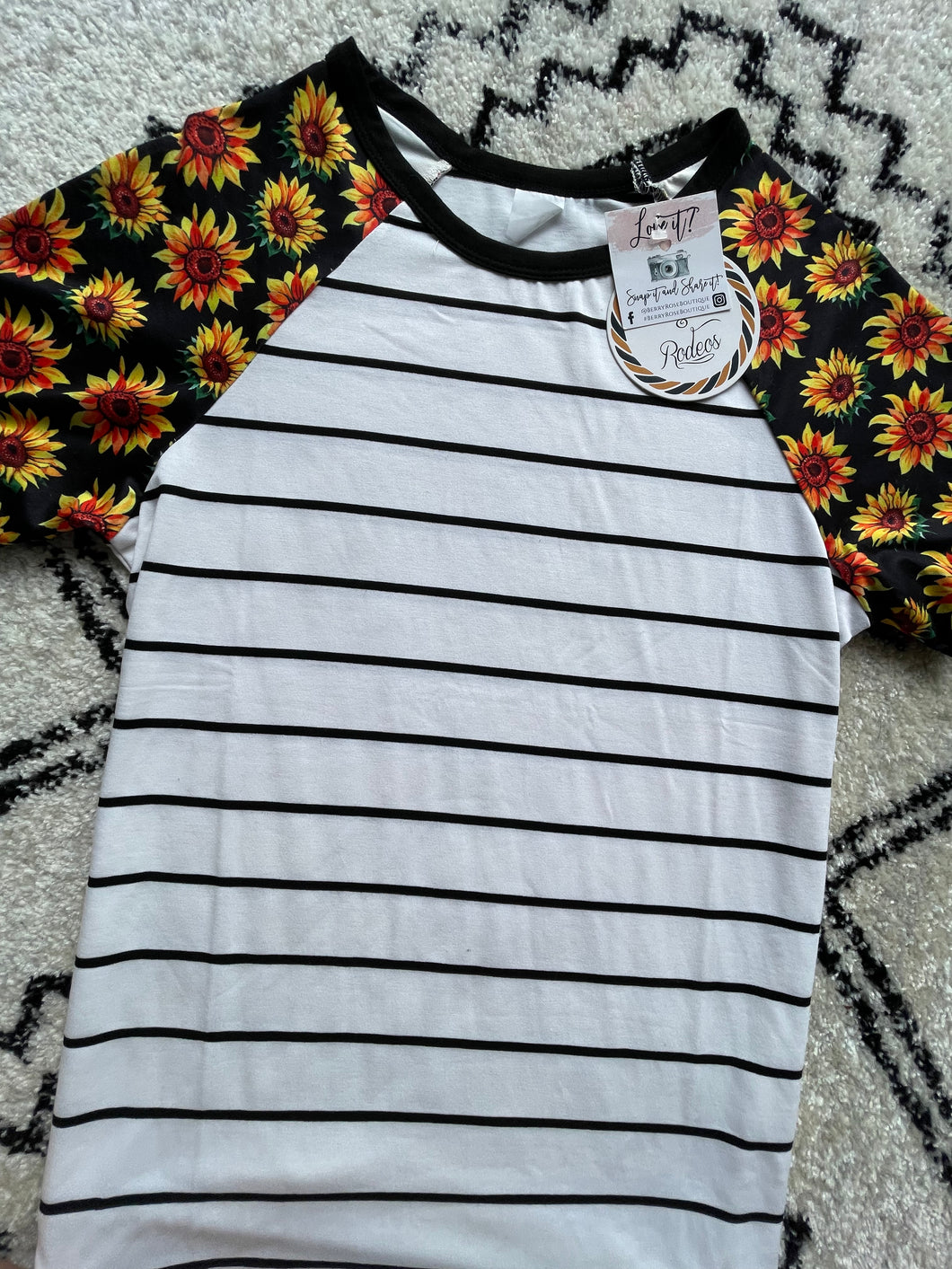 Sunflower Raglan tea