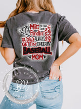 Load image into Gallery viewer, Baseball Word Art Bling Tee/Sweatshirt