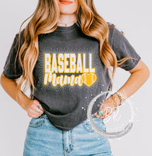 Load image into Gallery viewer, Baseball Mama Bling Tee/Sweatshirt