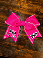 Load image into Gallery viewer, HD Dance Personalized Rhinestone Cheer Bow