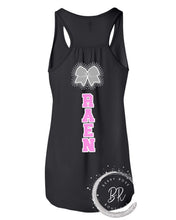 Load image into Gallery viewer, Rhinestone Cheer Mom Bow Sweatshirt