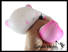 Load image into Gallery viewer, Curious Minds Toys - 1 Bunny Ice Cream Cone - Soft Creamy Doh Filled Squeeze Stre