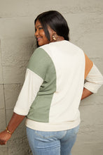 Load image into Gallery viewer, Sew In Love Full Size Tr-Color Pattern Long Sleeve